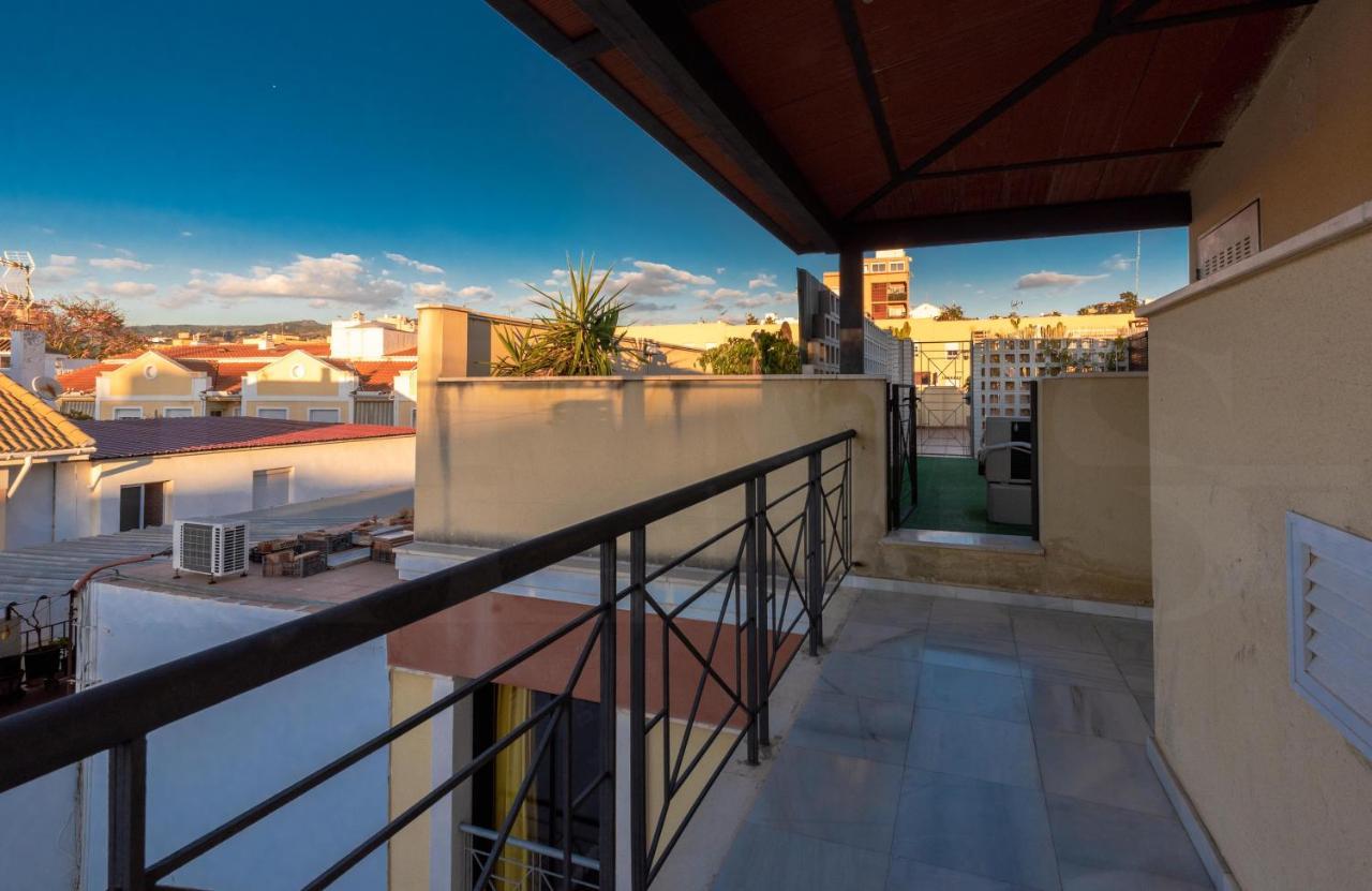 Modern Studio With Private Rooftop Terrace By Rems Málaga Exterior foto