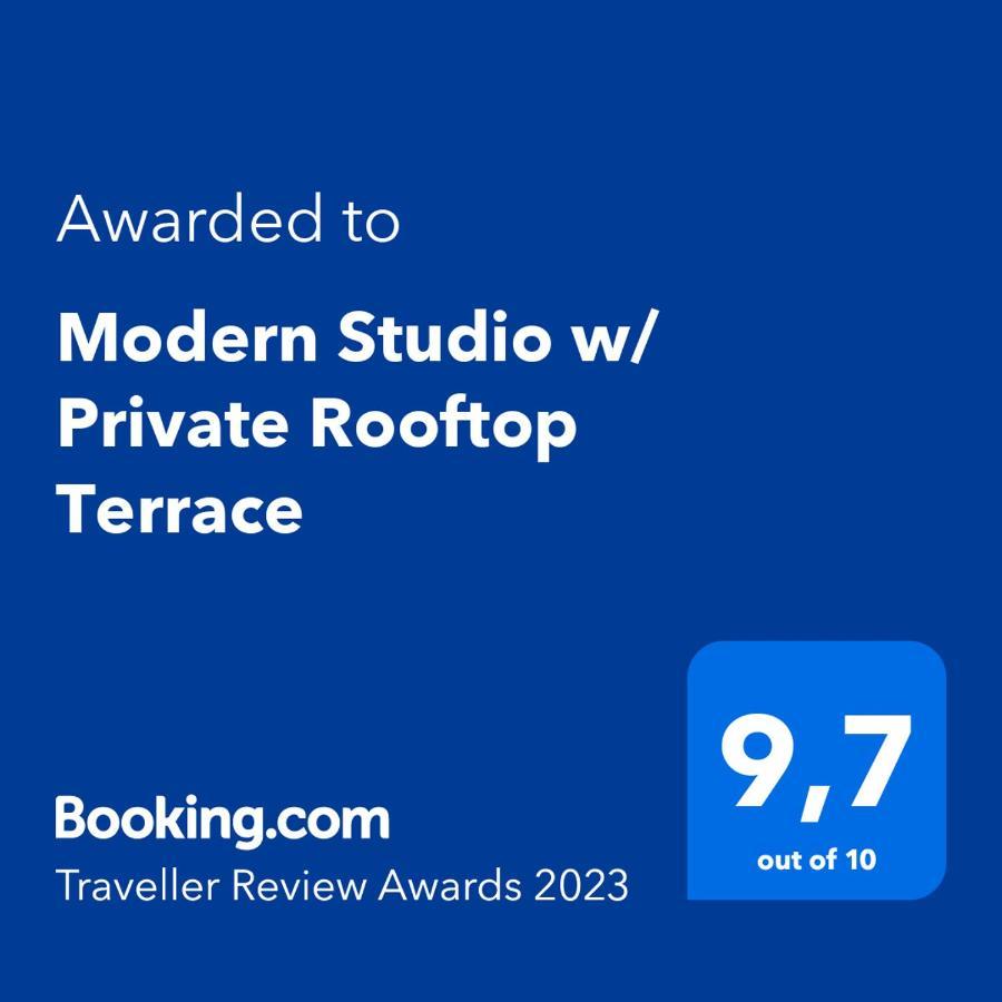 Modern Studio With Private Rooftop Terrace By Rems Málaga Exterior foto